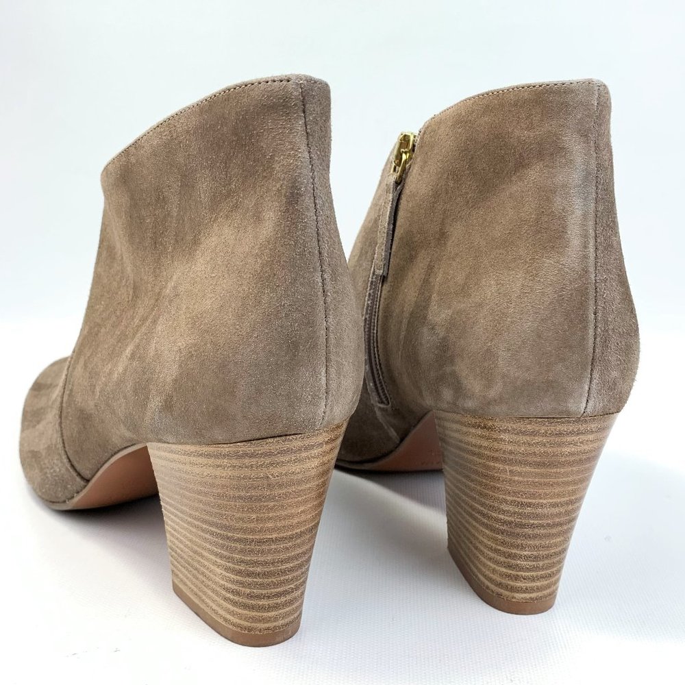 Aquatalia Emiliana Surplice Suede Ankle Booties - Picture 4 of 12